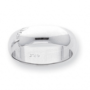 Picture of Platinum 6mm Half-Round Featherweight Band ring