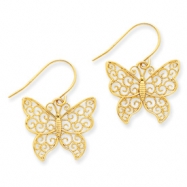 Picture of 14K Butterfly Earrings