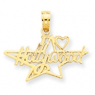 Picture of 14k I Heart Hollywood Star Pendant