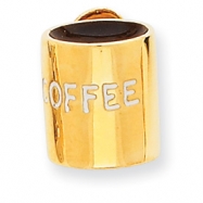 Picture of 14k Enameled Coffee Cup Pendant