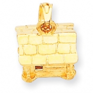 Picture of 14k 3-D Log Cabin Pendant