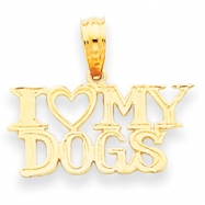 Picture of 14k I Heart My Dogs Pendant