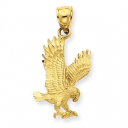 Picture of 14K Diamond-cut Eagle Pendant