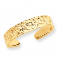 Picture of 14k Flower/Scroll Toe Ring