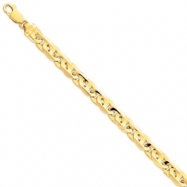 Picture of 14k 9mm Hand-polished Link Necklace chain
