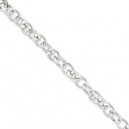 Picture of Sterling Silver 5.5mm Fancy Rolo Link Necklace chain
