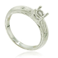Picture of Platinum Engagement Mounting Ring