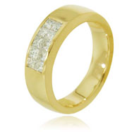 Picture of 14K Yellow Gold Diamond Ring