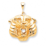 Picture of 10k Solid Polished Tigers Head Charm