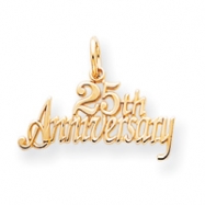 Picture of 10k 25th Anniversary Charm