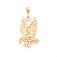 Picture of 10k Solid Diamond-cut Eagle Charm
