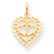 Picture of 10k Heart Charm