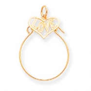 Picture of 10k Love in Heart Charm Holder