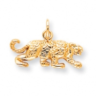 Picture of 10k Solid Satin Small Leopard Charm