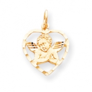 Picture of 10k ANGEL HEART CHARM