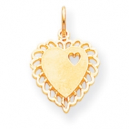 Picture of 10k Heart Charm