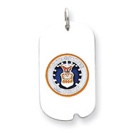 Picture of Sterling Silver US Air Force Dog Tag