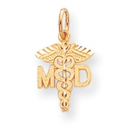 Picture of 10k Solid Doctor of Medicine MD Charm
