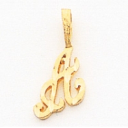 Picture of 10k Initial K Charm