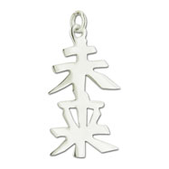 Picture of Sterling Silver "Future" Kanji Chinese Symbol Charm