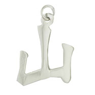 Picture of Sterling Silver "Mountain" Kanji Chinese Symbol Charm