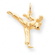 Picture of 10k Solid Karate Person Charm