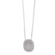 Picture of Sterling Silver & CZ Polished Necklace chain