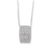 Picture of Sterling Silver & CZ Polished Fancy Necklace chain