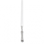 Picture of Sterling Silver & CZ Polished Fancy Necklace chain