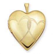 Picture of 1/20 Gold Filled 20mm Entwined Hearts Heart Locket chain