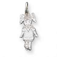 Picture of Sterling Silver Sports Girl Charm