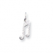 Picture of Sterling Silver Music Notes Charm