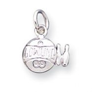Picture of Sterling Silver Bowling Ball Charm