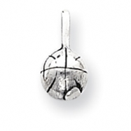 Picture of Sterling Silver Antiqued Basketball Charm