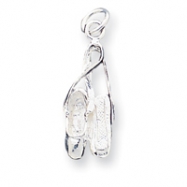 Picture of Sterling Silver Ballet Slippers Charm