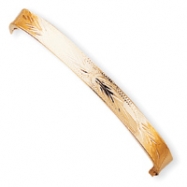 Picture of 14k 4/16 Oversize Diamond-cut Concave Hinged Bangle Bracelet