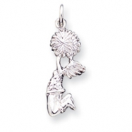 Picture of Sterling Silver Cheerleader Charm