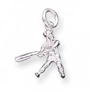 Picture of Sterling Silver Baseball Batter Charm