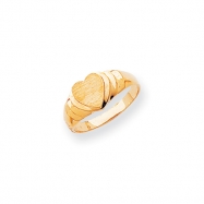 Picture of 14k Heart Signet Ring