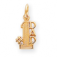 Picture of 14k #1 Dad Charm