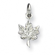 Picture of Sterling Silver Maple Leaf Charm