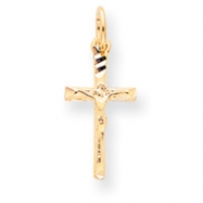 Picture of 10k Solid Satin Polished Cross Charm