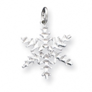 Picture of Sterling Silver Snowflake Pendant