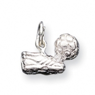 Picture of Sterling Silver Soccer Ball & Shoe Charm