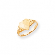 Picture of 14k Heart Signet Ring