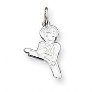 Picture of Sterling Silver Boy Martial Arts Charm