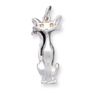Picture of Sterling Silver Cat Charm