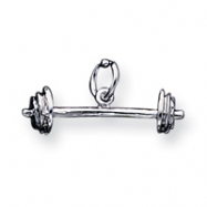 Picture of Sterling Silver Barbell Charm