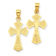 Picture of 14k Reversible Passion Cross Pendant