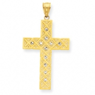 Picture of 14K & Rhodium Latin Cross Pendant